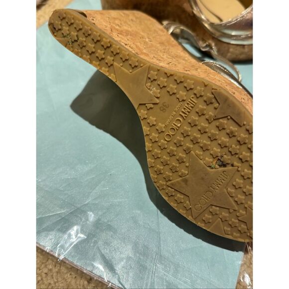 Jimmy Choo gold wedges - Picture 9 of 10